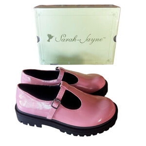Sarah-Jayne Polly Pink Mary Jane Girl's Shoe Size 3 #B1396A